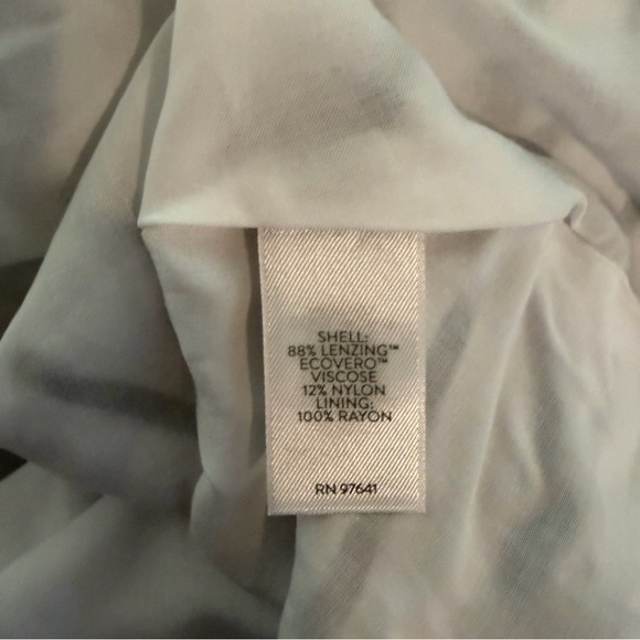 J. Jill Heather V-Neck Striped Tasseled Rope Viscose Dress - Picture 9 of 9